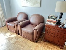 Leather club chairs for sale  New York
