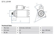 Bosch 0986020780 anlasser gebraucht kaufen  Bautzen-Umland II