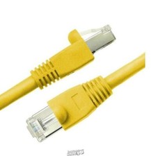 Patch de rede Cat6a Snagless blindado (STP) 100 pés cabo calibre 24 NTW, amarelo comprar usado  Enviando para Brazil