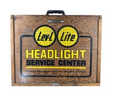 Kit de ajuste de caixa de madeira vintage Lev-L Lite farol centro de serviço comprar usado  Enviando para Brazil