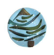 Fused glass plate for sale  San Antonio
