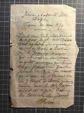 Document manuscrit .chevreau d'occasion  Bordeaux-