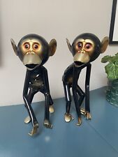 Metal monkey ornaments for sale  SUNDERLAND