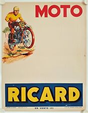 Affiche ricard années d'occasion  La Courtine