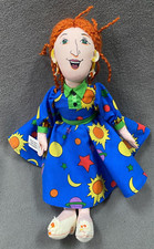 Usado, Raro Magic School Bus Ms. Frizzle Boneca de Pelúcia Vestido Azul Escolástico 1999 comprar usado  Enviando para Brazil