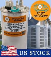 Universal - 45+5 uF ±6% 370V/440VAC capacitor redondo duplo. CBB65B alta temperatura. comprar usado  Enviando para Brazil