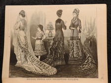 1879 Antique Demorest Monthly Magazines Women's & Children's Victorian Clothing comprar usado  Enviando para Brazil