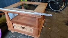 Stubentisch holz glasplatte gebraucht kaufen  Garstedt