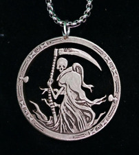 Cut coin necklace for sale  Midland
