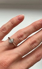 Pear diamond engagement gebraucht kaufen  Deutschland