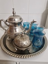 Moroccan tea set for sale  MITCHAM