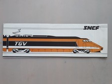 Dépliant publicitaire tgv d'occasion  Clermont-Ferrand-