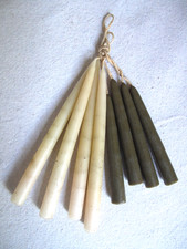 8 velas antigas feitas à mão boas para uma caixa de velas c. 1840 - 1880 comprar usado  Enviando para Brazil