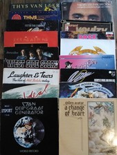 Lot vinyles rock d'occasion  Caromb