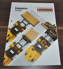 1987 Hanomag Ładowarka przemysłowa Ładowarka kołowa Brochure Broszura Broszura na sprzedaż  PL