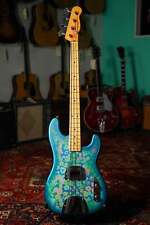 2002 - 2004 Fender Japan OPB-54 Precision Bass Blue Flower CIJ com Bolsa Gig comprar usado  Enviando para Brazil