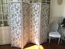 Paravent bois shabby d'occasion  Arques-la-Bataille
