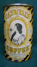 Tin coffee caswell for sale  Onley