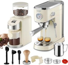 Usado, Máquina de café expresso Gevi 20 bar com moedor combo profissional para máquina de café expresso comprar usado  Enviando para Brazil