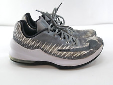 Tênis de basquete masculino Nike Air Max Infuriate tamanho 8.5 cinza preto branco 852457-002 comprar usado  Enviando para Brazil