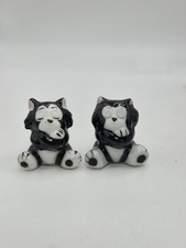 Mini-Bug House Japan porcelana osso fígaro smoking gato estatueta 1 polegada comprar usado  Enviando para Brazil