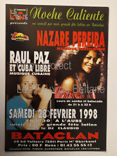 NAZARE PEREIRA RAUL PAZ BATACLAN CONCERT    flyer carte postale   comprar usado  Enviando para Brazil