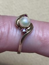 Gold ring pearl for sale  WIRRAL