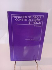 Principes droit constitutionne d'occasion  Expédié en Belgium