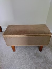 Upholstered footstool storage for sale  LEICESTER