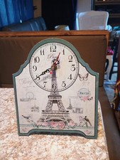 Relógio de mesa tema Paris. Relogio De Mesa 8"X9" comprar usado  Enviando para Brazil