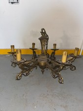 Lampadario vintage ottone usato Lampadario vintage ottone usato  Casapesenna