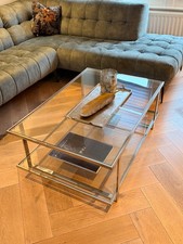 Glass coffee side for sale  LONDON