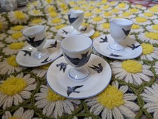 antique egg set four cups for sale  Detroit