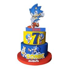Torta scenografica sonic usato  Napoli