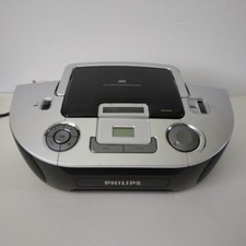 Usado, Modelo Philips: AZ1123B/37 Prata Mini Boombox CD Player-Rádio-Cabo-Testado Funciona comprar usado  Enviando para Brazil