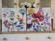Pair canvas wall for sale  SKIPTON