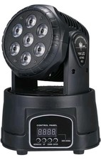  Jingfeng DMX512 DJ Mini Lavagem 7 Luzes Cabeça Móvel, RGBW Mini Palco 9/14 Discoteca comprar usado  Enviando para Brazil