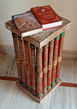 Usado, Mesa de cabeceira de madeira antiga | Banqueta rústica | Decoração de casa de madeira recuperada comprar usado  Enviando para Brazil