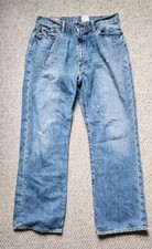 Bota Jeans Masculina Antiga Abercrombie & Fitch Original 5 Bolsos Onça Extra Pesada 33x31 comprar usado  Enviando para Brazil