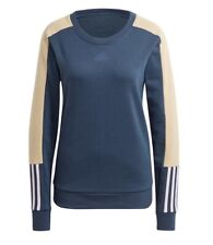 Moletom Adidas Essentials Logo Colorblock Crew Pull Over Rosa Marinho Feminino M comprar usado  Enviando para Brazil