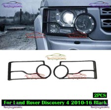 Tampa de farol dianteiro preta acabamento molduras de luz para Land Rover Discovery 4 2010-16 comprar usado  Enviando para Brazil