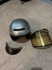Casco de moto HJC CL-5 plateado y accesorios mediano segunda mano  Embacar hacia Mexico