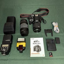 Câmera Canon EOS SL-1 18-55mm lente/lente 75-300mm testada  comprar usado  Enviando para Brazil