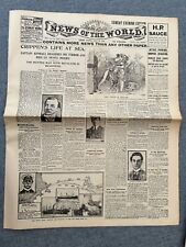Crippen murder news for sale  WOLVERHAMPTON