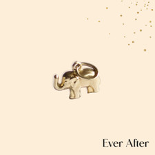 Venda de liberação! Berloque pingente de ouro amarelo 9 quilates animal elefante pequeno fofo 3D, usado comprar usado  Enviando para Brazil