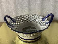 Corbeille porcelaine ajourée d'occasion  Lurcy-Lévis