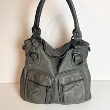 Clarks grey leather for sale  BURY ST. EDMUNDS