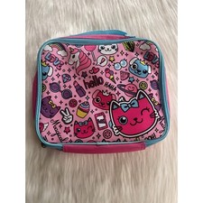 Lancheira usada rosa e multicolorida para meninas e crianças comprar usado  Enviando para Brazil