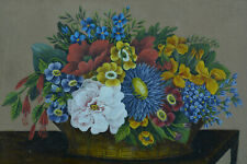 Tableau ancien bouquet d'occasion  Toulouse-