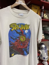 Camisa unissex vintage 1992 Spawn quadrinhos design raro branca manga curta WA1062 comprar usado  Enviando para Brazil